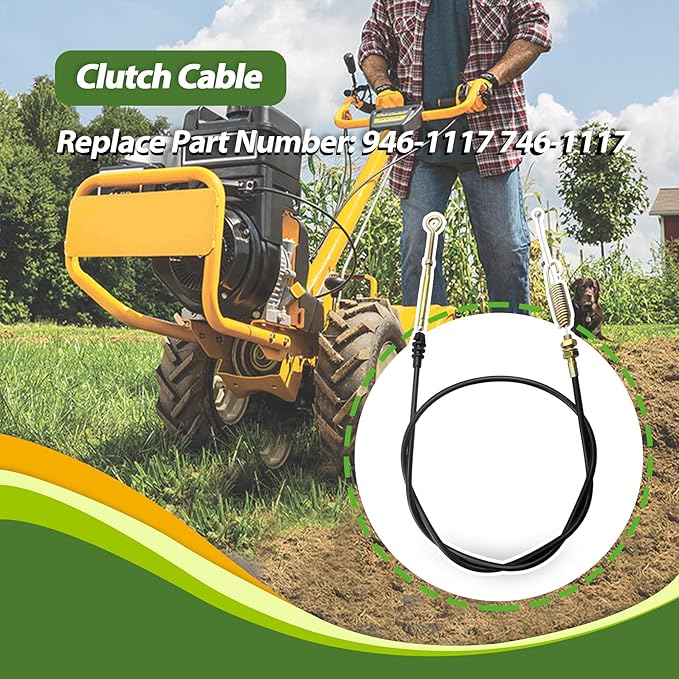 946-1117 Clutch Cable Fit for Cub Cadet RT65H RT65 RT65E RT65ES FT24 Tillers Replace 746-1117