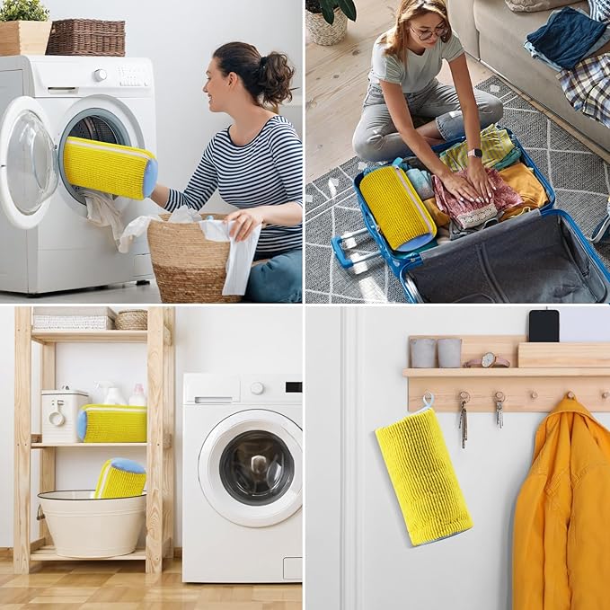 Shoe Washing Machine Bag,Shoe Laundry Bags for Sneakers, Reusable Shoe Cleaning Bag for All Shoe Sizes