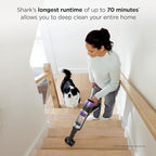 Shark Cordless Vacuum Cleaner with HEPA Filter, PowerDetect Clean & Empty, Powerful Suction, Auto-Empty System, Pet Hair Pickup, Carpets & Hardfloor, Dark Gray, IP3251