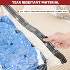 Vacuum Bags for Travel with Rechargeable Pump, 18 Combo (6L/6M/6S) Compression Packing Seal Bags for Luggage Suitcase, Space Saver for Clothing and Clothes Storage Travel