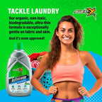 Sweat X Original Activewear Laundry Detergent – Remove the Worst Odors & Toughest Stains – High Performance Sports Wash for Training Gear & All Fabric Types – 45 Loads/Bottle – 4 Pack