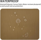 Canvas Repair Patch 9×11 Inch 3Pcs Waterproof Self-Adhesive Fabric Repair Patch for Tents,Boat Cover,Pop Up Canopy,Patio,Bags,Car Seats,Sofas,Furniture Cover(Camel)