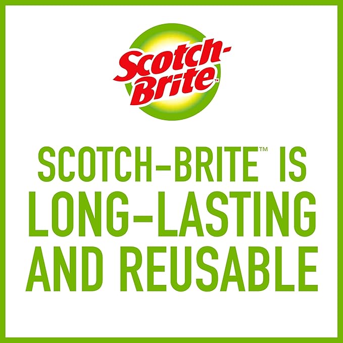 Scotch-Brite Dobie Sponge Cloths | Scrub & Wipe | Non-Scratch | Absorbent | 2 Pack