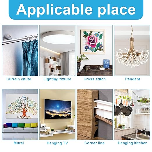 Hollow-Wall Anchors, One Size, 65Lbs Anchor 50pcs+Screw 50pcs Drywall Anchor kit with Screws, Self-Drilling Hollow Wall Anchor, White