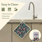 Reusable Paper Towels, Swedish Dishcloths for Kitchen 8-Pack, Non-Scratch Swedish Dish Towels, Super Absorbent Cellulose Dish Cloths, Eco Friendly Gifts