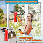 Window Vacuum Squeegee Cordless Compatible for Milwaukee 18V Battery (No Battery), Electric Window Cleaner Window Vacuum, Vacuum Squeegee for Window Cleaning, Mirror, Glass, Car Windshield