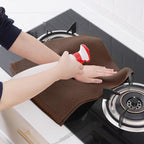 Homaxy 100% Cotton Waffle Weave Kitchen Dish Towels, Ultra Soft Absorbent Quick Drying Cleaning Towel, 13 x 28 Inches, 6-Pack, Coffee