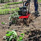 Earthquake 20015 Versa 2-in-1 Tiller Cultivator with a 99cc 4-Cycle Viper Engine, 2-in-1 Front Tine Tiller and Cultivator, Removable Side Shields and Outer Tines