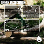 AGAWA - BOREAL15 Tripper Kit - Includes 15" Folding Saw, Nylon Carrying Case, 15" All-Purpose & 15" Aggressive Blade - For Camping, Hiking & Survival Gear (Black Frame/Green Handle)