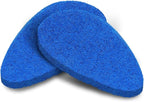 Qaestfy Pack of 2 Scrubber Pad Refill Compatible with QAE008 Shower Bathtub Tub and Tile Scrubber Cleaning Brush with Long Handle Model QAE009