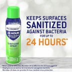 MICROBAN Disinfectant Spray, 24 Hour Sanitizing and Antibacterial Spray, Sanitizing Spray, Fresh Scent, 2 Count (15oz Each)