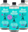 Aunt Fannie's Ultra Concentrated Floor Cleaner Vinegar Wash, Multi-Surface Solution For Mopping, Makes 16 Gallons, Lavender Scent, 32 oz. (Pack of 3)