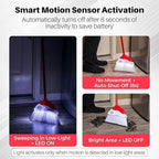 Indoor Broom with LED Lights | Angle Broom for Dark Corners & Low Light Areas | Soft Bristle, Adjustable Long Handle | Floor Sweeper for Kitchen, Room, Office & Garage (Red)