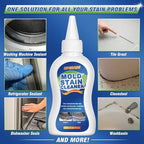 Washing Machine Cleaner, 5.82 Fl oz All-Purpose Gel, Home Stain Cleaner Use on Washing Machine Gasket, Bathroom Grout, Sink, Tiles, Shower, Caulk, and Front Loader Seal