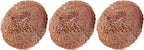 Scotch-Brite Copper Coated Scrubbers, Scouring Pads for Cleaning Tough Baked-On Messes, Metal Scrubbers for Cleaning Dishes, 3 Scrub Pads