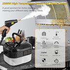 Handheld Steam Cleaner, 2500W High Pressure Multi-Surface Steam Cleaner for Home Use, Car Steamer For Cleaning Auto Detailing Kitchen Floors Tools