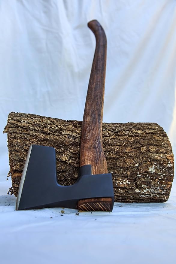 Bearded Axe/Hatchet Metal Guard with Curved Handle
