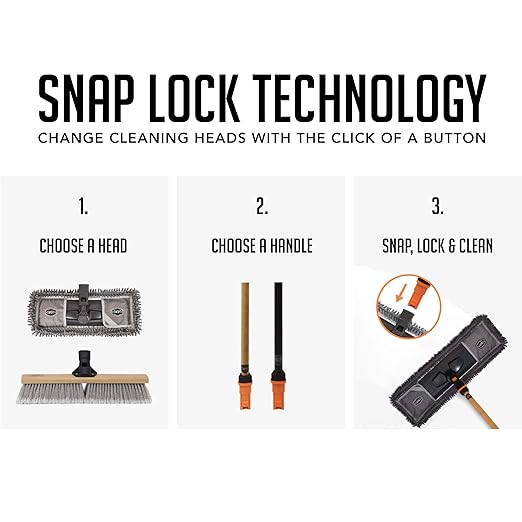 SWOPT 18” Microfiber Dust Mop Refill – Cleaning Pad for Use on Wood, Laminate, Tile – Interchangeable with All SWOPT Cleaning Products for More Efficient Cleaning and Storage (Pack of 2)