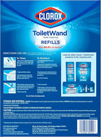Clorox ToiletWand Toilet Cleaner Refills, Toilet brush, Original, 20 Count