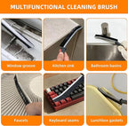 10Pcs Hard-bristled Crevice Cleaning Brush, Multifunctional Thin Gap Scrub Brush, Bathroom Cleaner Tools for Household Use, Kitchen, Window, Toilet, Grout, Faucets, Car