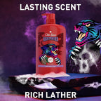 Old Spice Cleansing Body Wash for Men, 3X Defense, 24/7 Shower Fresh with Lasting Scent, 2-in-1 Body & Face Wash, NightPanther with Rich Warm Scent, 33.4 (Pack of 4)