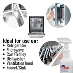 Diversey 94368259 SUMA INOX Stainless Steel Polish, Cleans Appliances, Brass, Copper & Polishes Metals, Ready-to-Use Spray, 32-Ounce