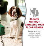 Nature's Miracle Hard Floor Cleaner,24 Ounces,Dual-Action Stain and Odor Remover Works to Remove Tough Pet Stains and Odors On Sealed Wood-and Hard Floor Surfaces,(Pack of 2)