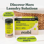 Roobi Baby Laundry Scent Booster. Peachy Lullaby Fragrance Beads. Specially Formulated for Baby's Sensitive Skin. Up to 20 Washing Cycles. Carbon Neutral, 100% Vegan.