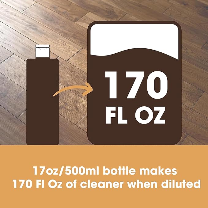 Furniture Clinic Laminate Floor Cleaner | Dilutes to Make 170 FL Oz | Easy and Safe Application | Quick-Drying with Linen Aroma | 17oz / 500ml
