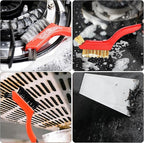 Hard Bristle Crevice Cleaning Brush, Crevice Cleaning Brush Tool Kits for Household Use, Cleaning Brushes Small Spaces, Gap Cleaning Brushes for Kitchen, Bathroom, Shutter Door Tiles Window Groove