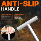 CKG Adjustable Shovel for Metal Detecting with Double Serrated Blade, Stainless Steel 304 Metal Detector Portable Shovel, Metal Detector Accessories,Single