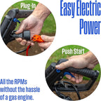 Westinghouse 18-Inch, 15 Amp Corded Electric Tiller Cultivator for Gardening with 6 Steel Blades