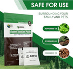 Rodent Repellent Pouches, Peppermint Oil, All Natural, Plant Powered, Repel Mice and Rat, Squirrels, Mouse Repellent, Keep Mice Out from Indoor/Car/RV/Boat/Garage/Cabin,10 Pouches