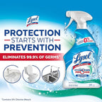 Lysol Bathroom Cleaner Spray, For Cleaning and Disinfecting, Bleach Free (Contains Hydrogen Peroxide), Cool Spring Breeze Scent, 32oz