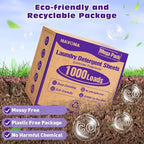 1000 Loads Mega Pack Laundry Detergent Sheets, Eco-friendly Laundry Sheets, Powerful Cleaning, Suitable for Homes, Dorms, and Apartments - [Lavender Fragrance]