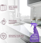 HOPE'S Perfect Countertop Cleaner and Polish 22-Ounce, Streak-Free Multi-Surface Cleaning Spray, Safe on Stone, Laminate, CORIAN, Granite, Quartz, Marble, Pack of 2