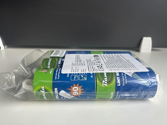 Sticky Lint Roller for Pet Hair: Lint Remover for Dog Cat Hair Mega Value Set 540 Sheets 2 Handles+6 Rollers Fur Removal for Clothes Couch Furniture