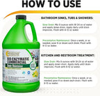 Instant Power Professional Bio-Enzymatic Commercial Drain Maintainer, Drainage Clog Remover, 1 Gallon, 4 Pack