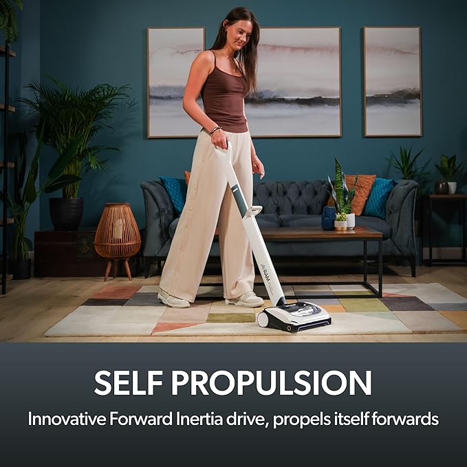 Gtech AirRAM Platinum Cordless Vacuum Cleaner - Includes Anti-Hair Wrap Brush Bar - Perfect for Carpet and Hardwood Floors - Rechargeable 22v Li-ion Battery - Lightweight (7 lbs.)