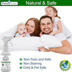 Premo Guard Bed Bug Killer Spray 16 oz - University Tested 100% Kill Rate - Natural Non Toxic, Stain & Scent Free - Kill Bedbugs & Mites On Bed & Blankets, Furniture, Clothing - Child & Pet Safe