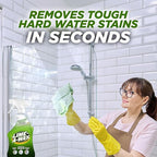 Lime-A-Way Hard Water Stain Remover Spray, Removes Lime, Calcium & Rust in Seconds, Bathroom Cleaner, 22 fl oz