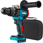 Cordless Drill, 1/2 inch Chuck Impact Drill/Driver, Brushless Motor 150Nm MAX Torque, 2 Variable Speed 2150RPM, Compatible with MAKITA 18V Batteries (NO BATTERY)