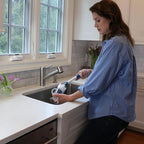 Unger 16” Flexible Glass and Bottle Scrub Brush, Extra-Long, Non-Scratch Cleaning Scrubber for Water Bottles, Travel and Coffee Mugs, Pitchers, Vases, Decanters, Glassware