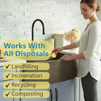 Garbage Disposal Cleaner Tablets - 24 Pack (1-Year Supply) Powerful Foaming Lemon Scented Kitchen Sink Freshener Drain & Pods Odor Eliminator and Deodorizer Septic Safe