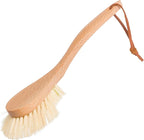 Redecker Tampico Fiber Dish Brush with Extra-Large Brush Head, Oiled Beechwood Handle, 10-3/5-Inches, Made in Germany