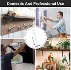 Drywall Anchor with Included Bolts for 3/16”-24, Heavy Duty Hollow Drywall Anchors for TV Mounting Kit, Stainless Steel Hollow Wall Anchors Holds up to 240 lbs Each in 1/2-in Drywall-14 Pack