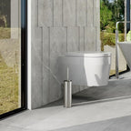 Toilet Brush and Holder,Stainless Steel Toilet Brushes for Bathroom with Holder 2pack Brushed Nickel