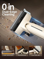 Mova K30 Wet Dry Vacuum Cleaner, 180° Lie-Flat Reach Smart Vacuum Mop, 140°F Hot Air Drying, 0in Dual-Edge Cleaning, Powerful 18000Pa Suction Floor Cleaner for Hard Floors Pet Hair