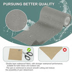 Canvas Repair Tape, 4×63 Inches Dark Grey Waterproof Self-Adhesive Patch for Outdoor Gear, Durable and Weatherproof Fabric Tape for Boat Covers, Couch,Tents, Sofas, Sun Shades, Awnings,Lounge Chairs
