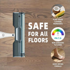 100X Concentrated Floor Cleaner Solution - Plant-Based, Pet-Safe Formula for Hardwood, Tile, Laminate, Vinyl & Bamboo - Pre-Measured Bottle for Perfect Dilution with All Robot Mops